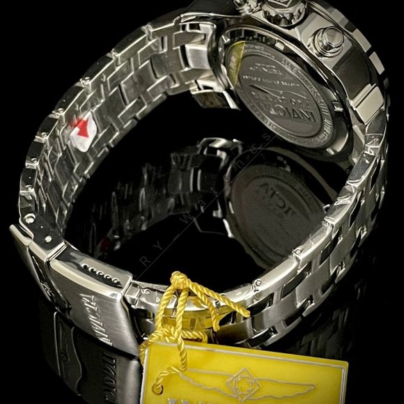 NEW Invicta 0071 Pro Diver SCUBA CLASSIC 48MM Chronograph ALL SILVER SS Watch - Picture 11 of 13